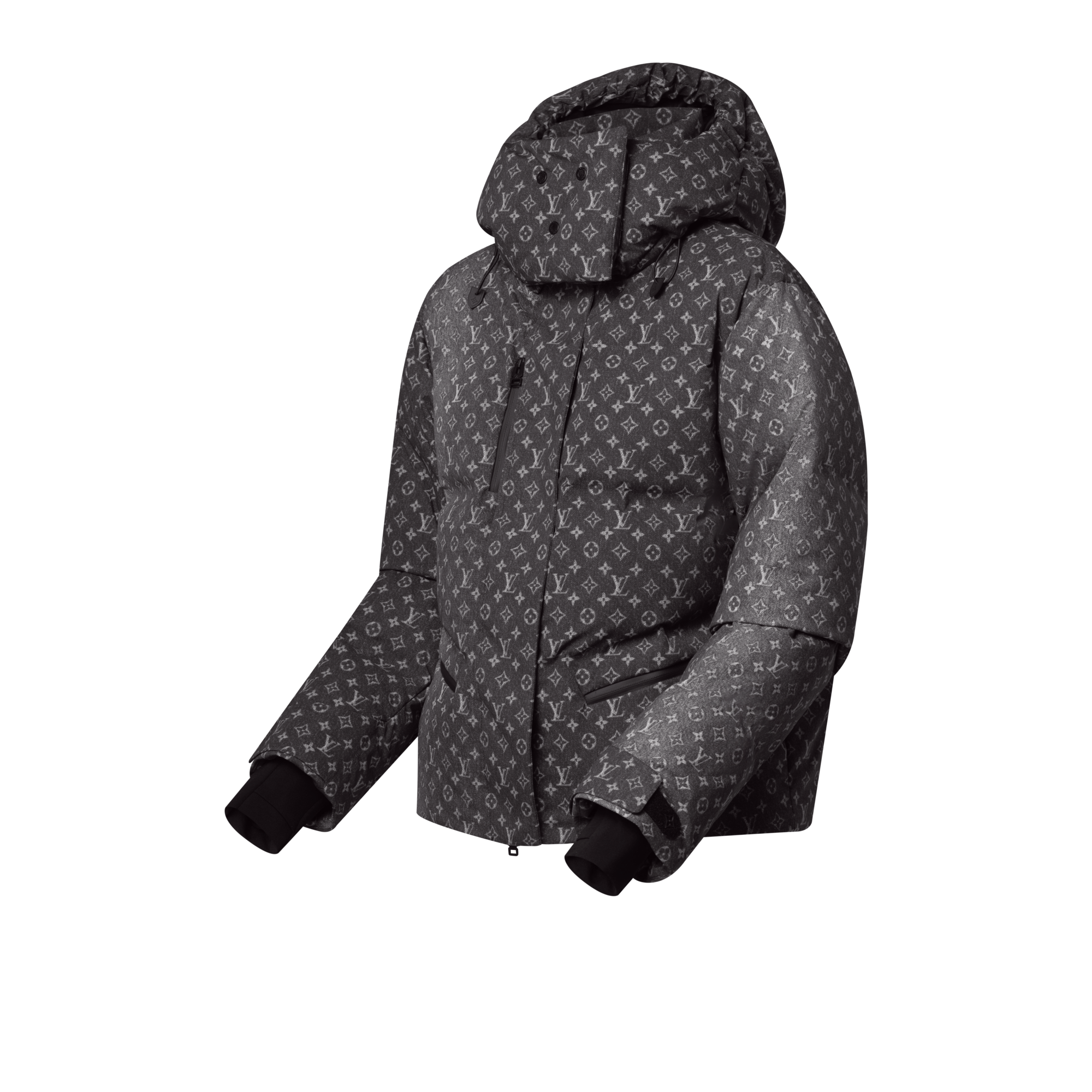 デニムエフェクト モノグラムスキージャケット |ルイ・ヴィトン デニムエフェクト モノグラムスキージャケット |ルイ・ヴィトン